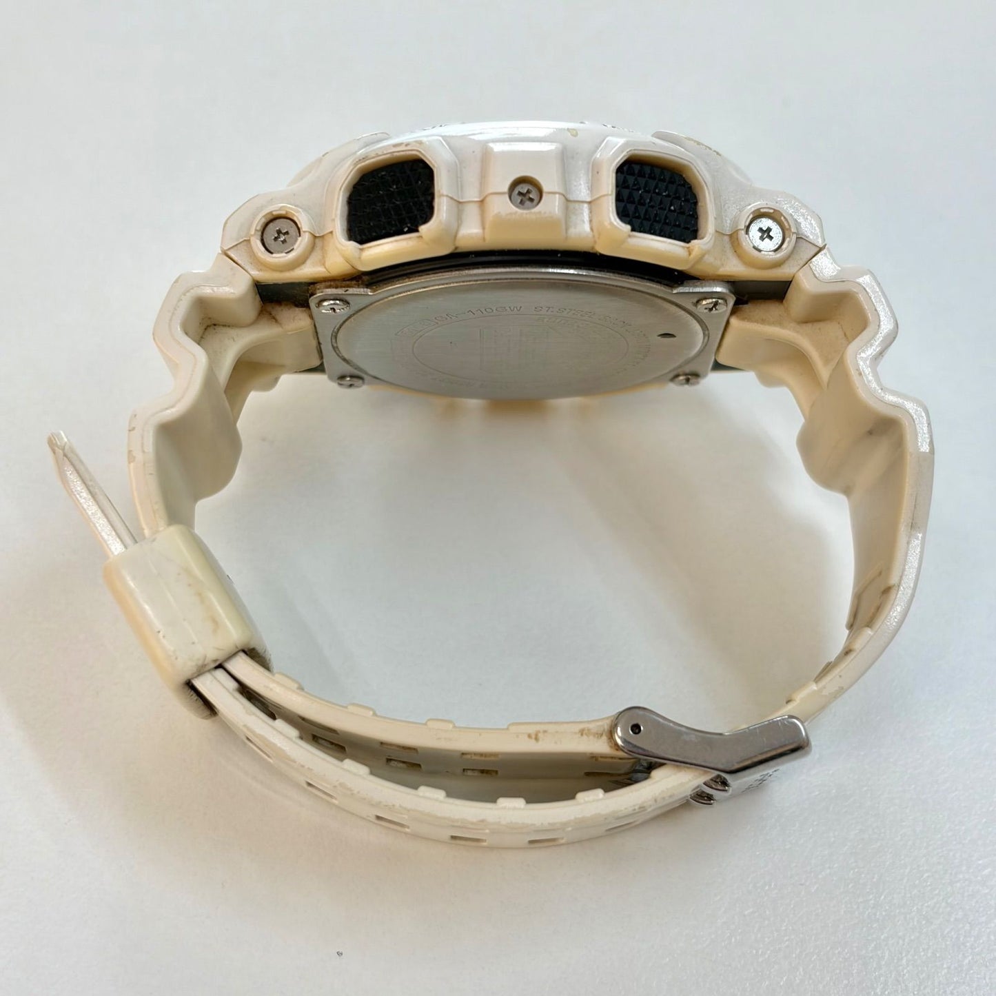 Casio G-Shock GA-110GW-7A Watch Module 5146 White and Black Used with Flaws — Japan Import