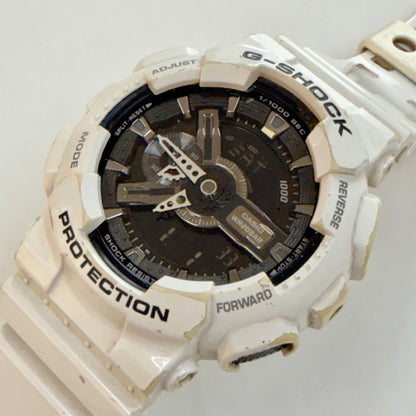 Casio G-Shock GA-110GW-7A Watch Module 5146 White and Black Used with Flaws — Japan Import