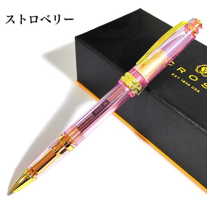 Cross Creamsoda Bailey Light Ballpoint Pen - Clear Blue Green Pink - Japan Import