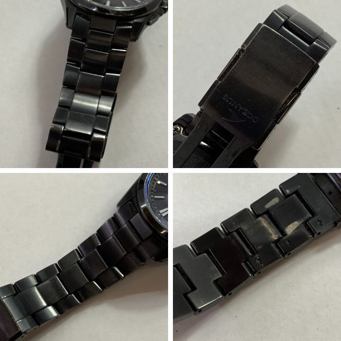 Casio Oceanus OCW-S100B-1AJF Solar Radio Watch Titanium Band All Black Mens
