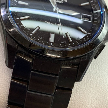 Casio Oceanus OCW-S100B-1AJF Solar Radio Watch Titanium Band All Black Mens
