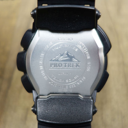 Casio Pro Trek Tough Mvt Solar Radio Wave Watch PRW-5100-1JF Outdoor Adventure Timepiece — Japan Import