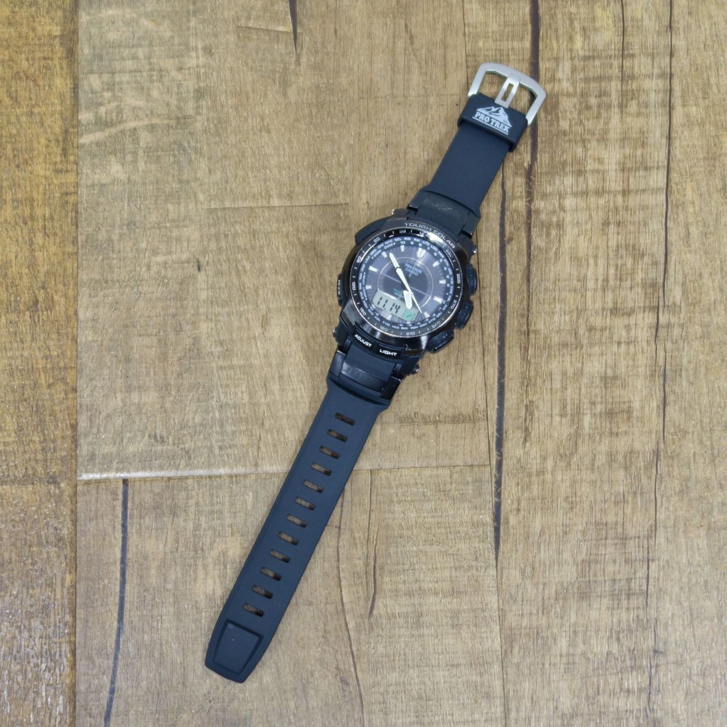 Casio Pro Trek Tough Mvt Solar Radio Wave Watch PRW-5100-1JF Outdoor Adventure Timepiece — Japan Import