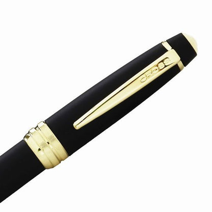 Cross Bailey AT0452-24 Matte Black and Gold Refillable Pen