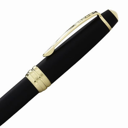 Cross Bailey AT0452-24 Matte Black and Gold Refillable Pen