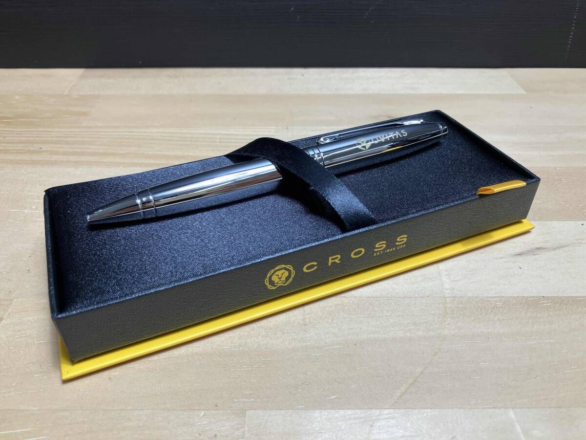 Cross Brand Twist Ballpoint Pen with Box and Name Engraving