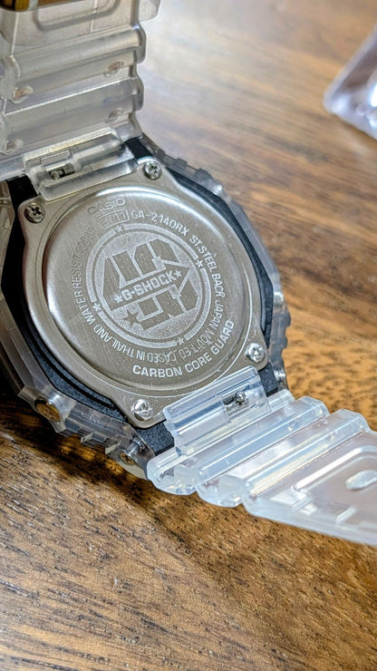 Casio G-Shock G-Shock 40th Anniversary Clear Remix GA-2140RX-7ADR Model