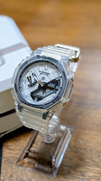 Casio G-Shock G-Shock 40th Anniversary Clear Remix GA-2140RX-7ADR Model