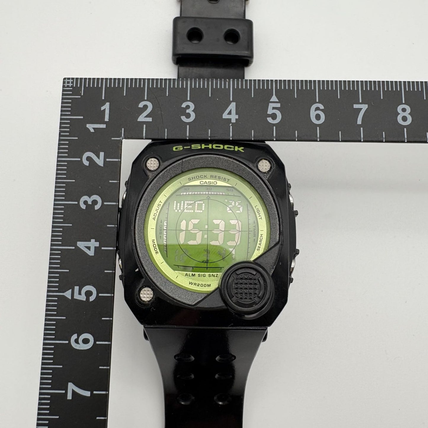 Casio G-Shock G-8000B Overseas Model Watch in Black and Green Digital Quartz
