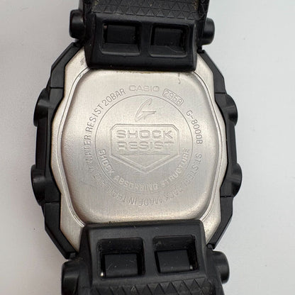 Casio G-Shock G-8000B Overseas Model Watch in Black and Green Digital Quartz