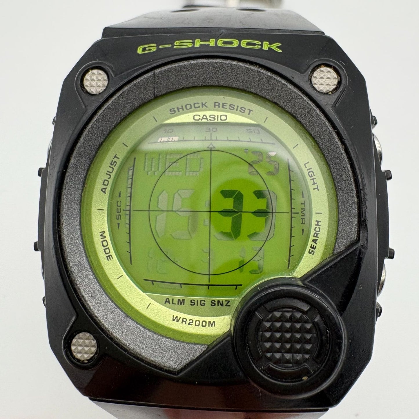 Casio G-Shock G-8000B Overseas Model Watch in Black and Green Digital Quartz