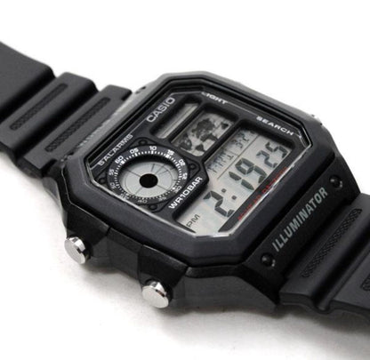 Casio Collection Multi-Function Digital Watch AE-1200WH-1AJH — Japan Import