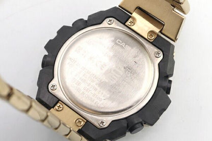 Casio G-Shock G-Steel GST-B500 Watch in Matte Gold Stainless Steel Quartz, Used