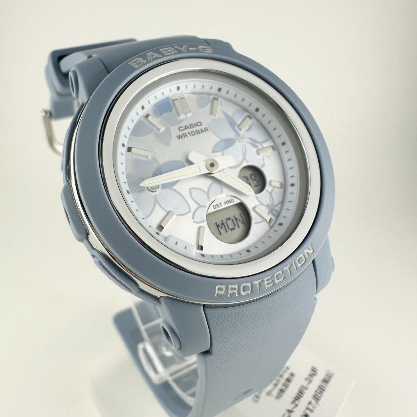 Baby-G Analog Watch with Floral Design Model BGA-290FL-2AJF - Blue Japan Import