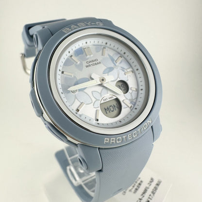 Baby-G Analog Watch with Floral Design Model BGA-290FL-2AJF - Blue Japan Import