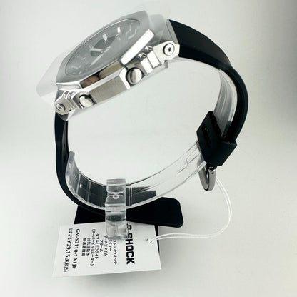 Casio G-Shock GM-S2110-1A1JF Women's Silver and Black Metal Covered Japan Import