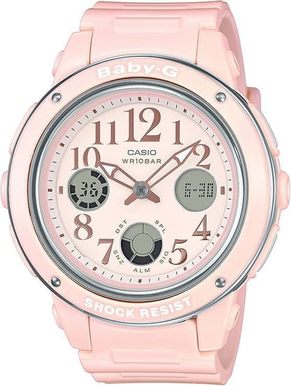Baby-G BGA-150EF-4BJF Watch with Pink Band and Dial — Japan Import