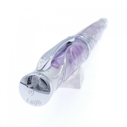 Used Cross Soba Ju Disney Alice purple ballpoint pen measuring 13.5 cm