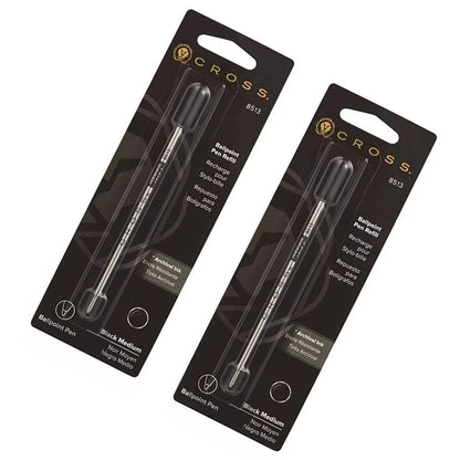 Cross Refill Pen Refills Pack of 6 Black Medium (8513) for Ballpoint Pens — Japan Import