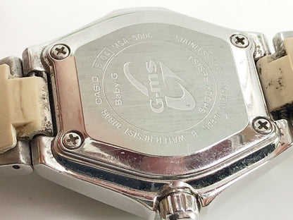 Casio Baby-G G-ms MSA-500C Watch with Date, Solar, Radio Wave, Analog for Women — Japan Import