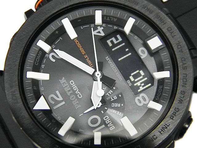 Casio Pro Trek Night Safari Watch PRG-650YBE-3JR with Tough Solar — Japan Import