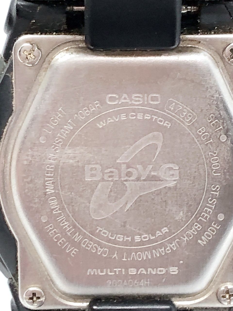 Casio Baby-G Tripper BGT-200J Radio Wave Solar Watch Gray Dial Unisex Works