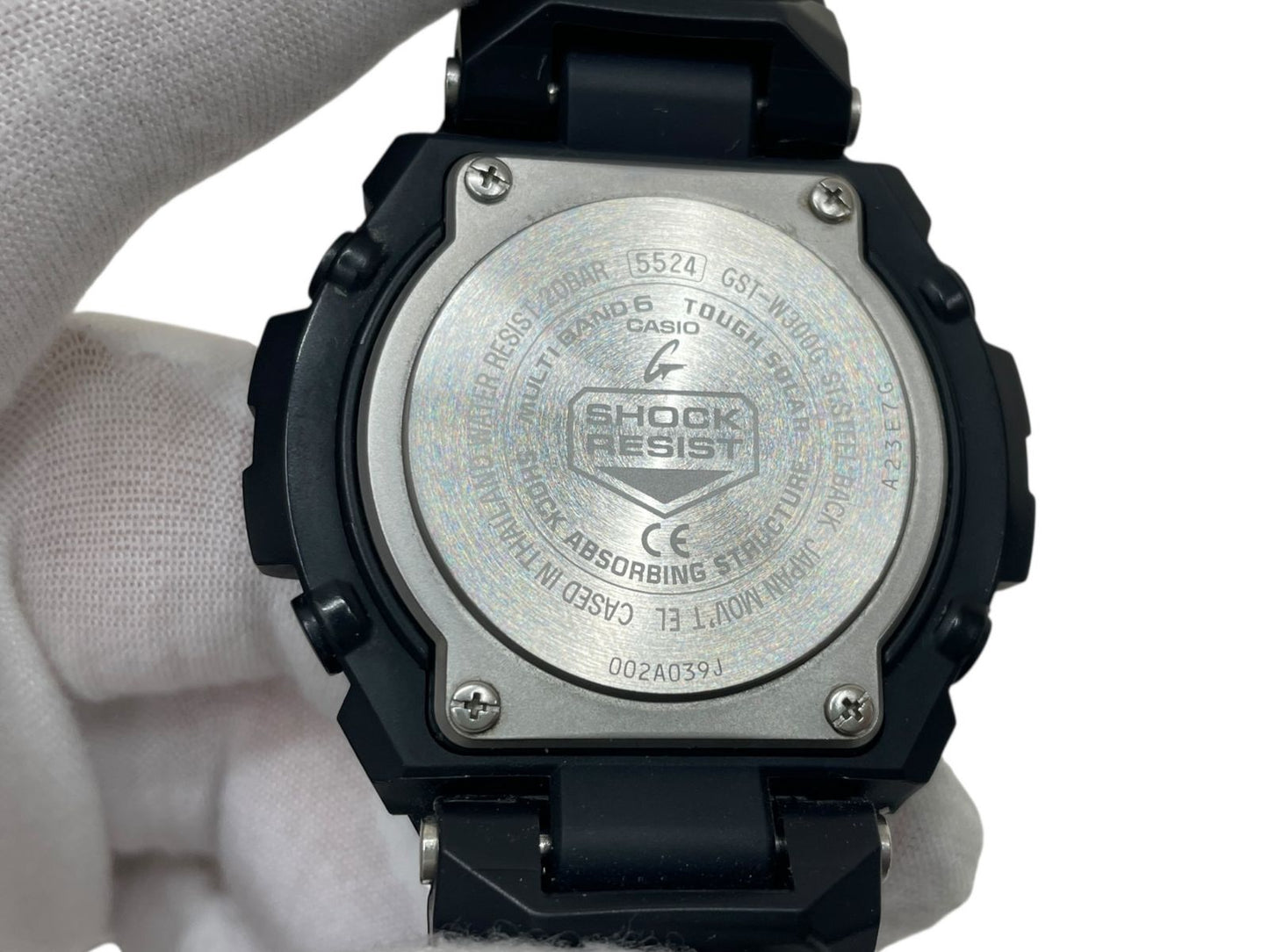 Casio G-Shock G-Steel Solar Ana-Digi Watch GST-W300G Black Men