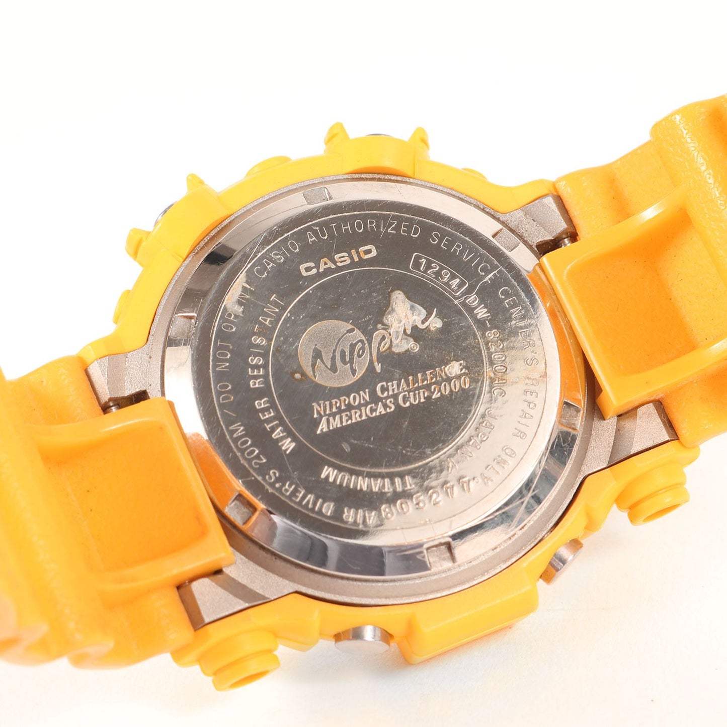 G-Shock Frogman Series DW-8200AC-9T Limited Edition Yellow Watch — Japan Import