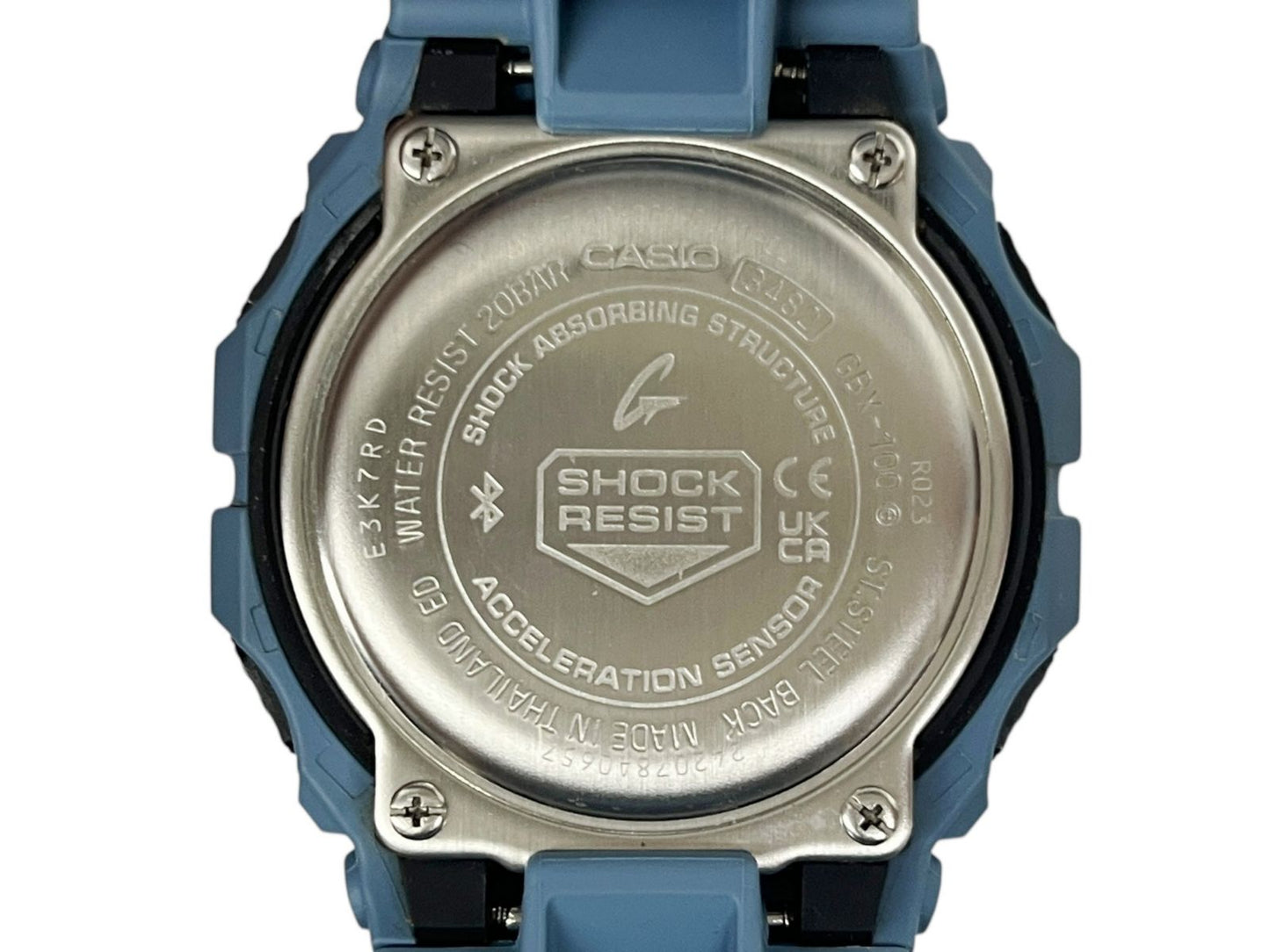 Casio G-Shock G-Lide Digital Watch Model GBX-100 Sky Blue Mens — Japan Import