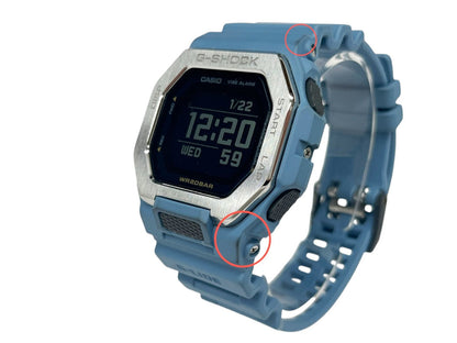 Casio G-Shock G-Lide Digital Watch Model GBX-100 Sky Blue Mens — Japan Import