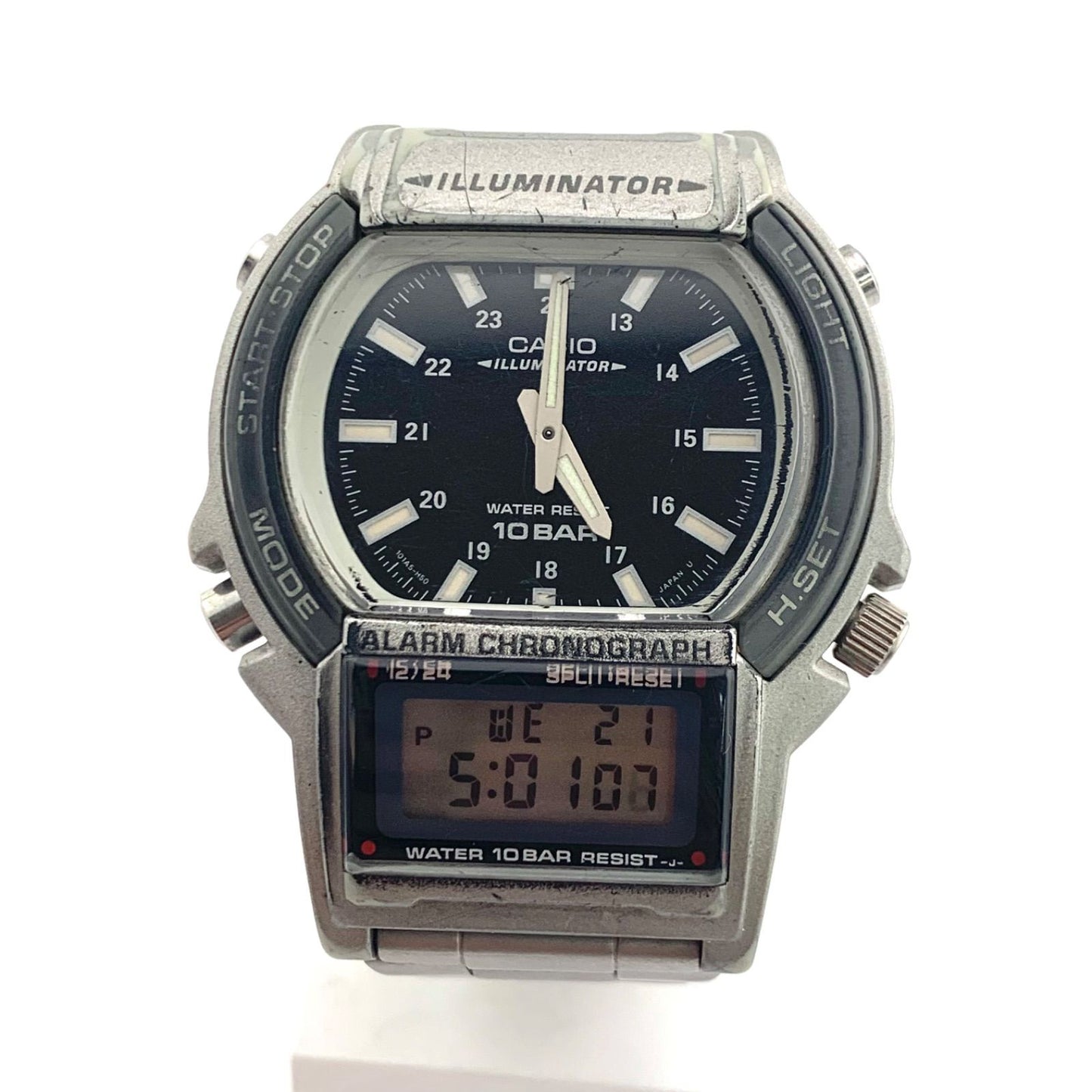 Casio Illuminator Model AW-61 Digital Analog Watch Body Only Japan Import
