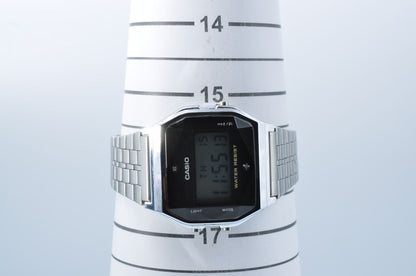 Casio A159W Quartz Digital Watch with Cutted Glass - Japan Import