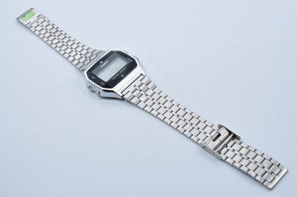 Casio A159W Quartz Digital Watch with Cutted Glass - Japan Import