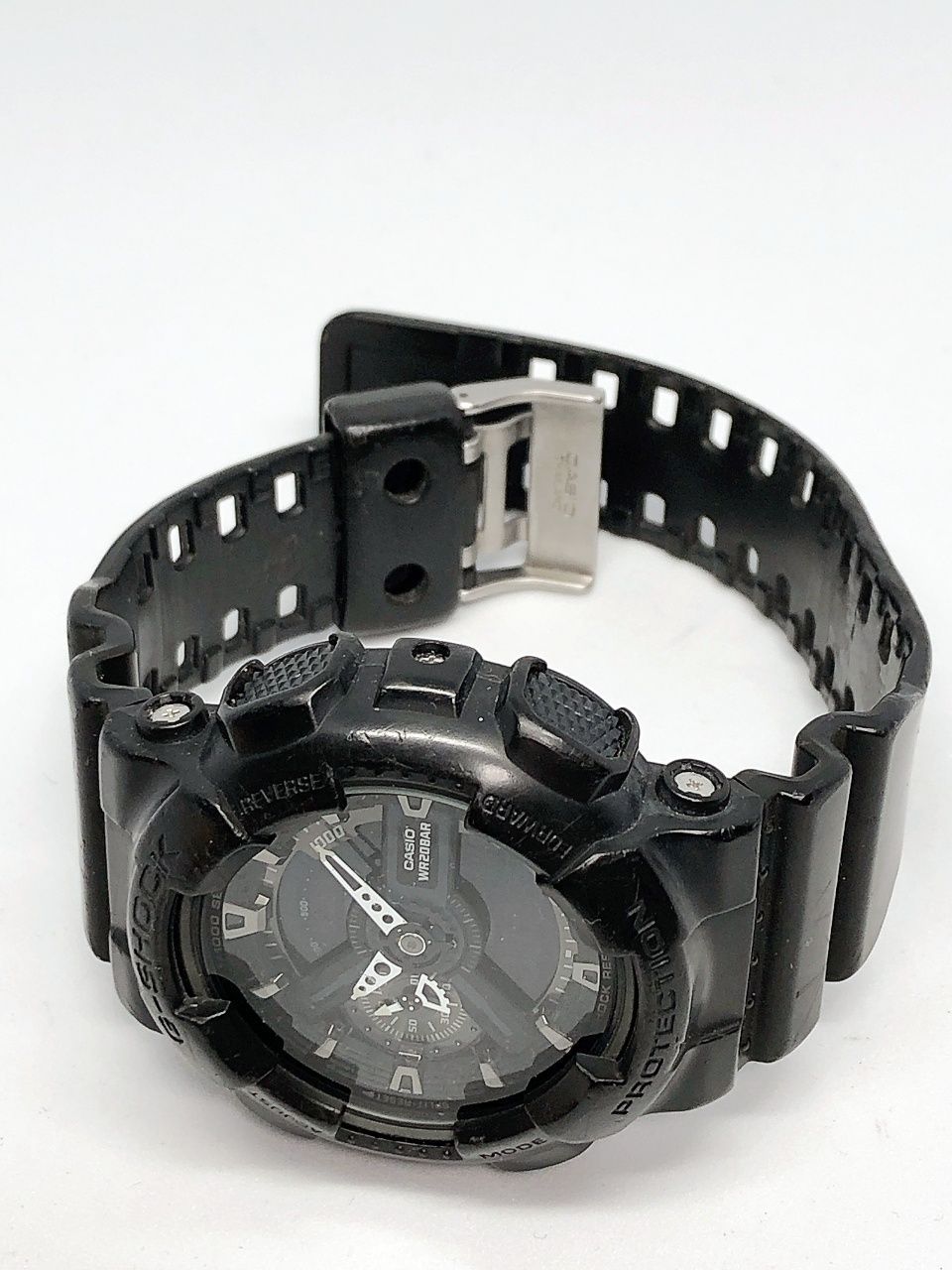 Casio G-Shock GA-110 Watch in Matte Black with Digital and Analog Display — Japan Import