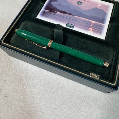 Cross Townsend Lapis Lazuli Fountain Pen 18K 750 Green