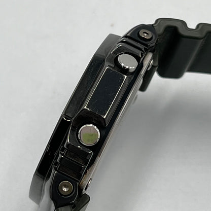 Casio G-Shock GM-2100DB Watch with Green Dial and Metal Bezel 20 Bar Japan Import