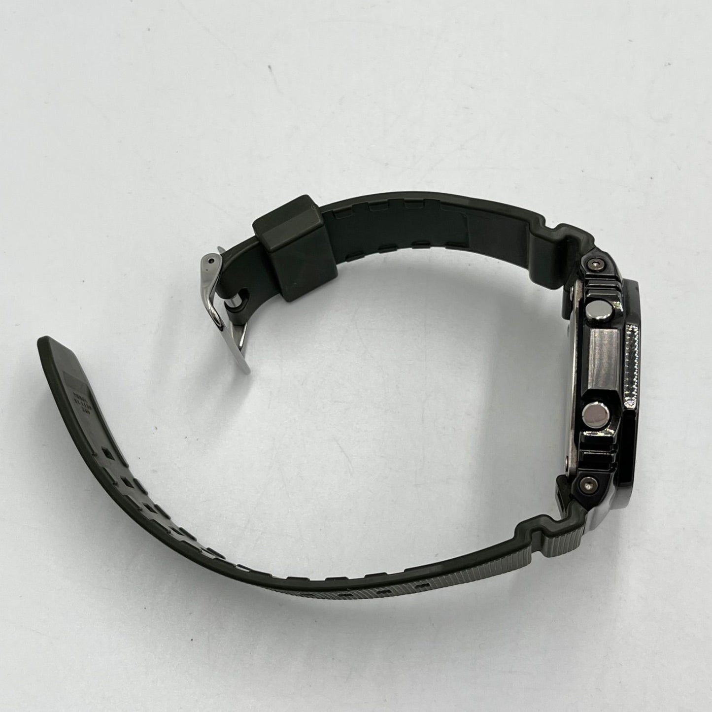 Casio G-Shock GM-2100DB Watch with Green Dial and Metal Bezel 20 Bar Japan Import