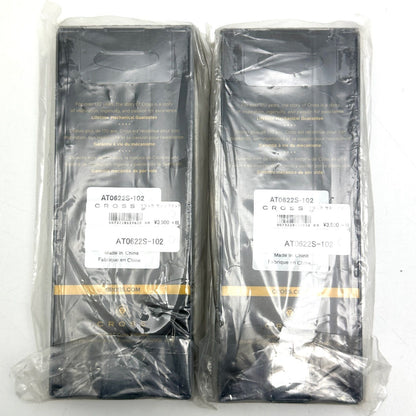 Cross Ballpoint Pen Set Two Pieces Model AT0622S-102 Satin Black Japan Import