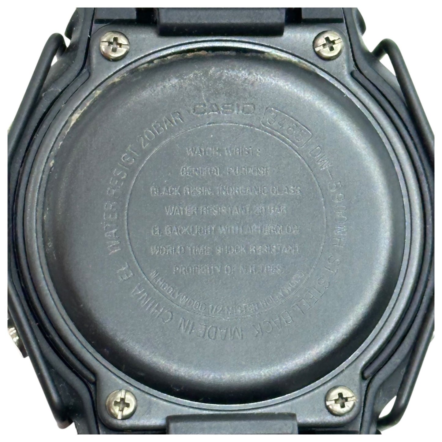 N.HOOLYWOOD Colab G-SHOCK Digital Watch DW-5900NH21-1JR Black with Box — Japan Import