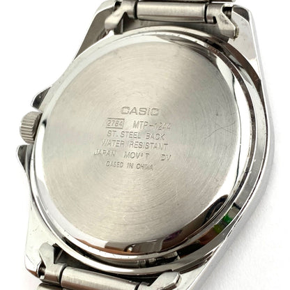 Casio MTP-1244 Quartz Watch with Water Resistance and Steel Case — Japan Import