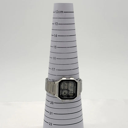 Casio Watch AE-1200WHD-1A Digital Quartz Men's Watch Silver Black