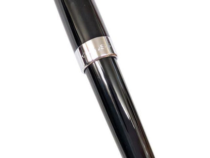 Used Cross ballpoint pen model Z1972 in black and silver with genuine ink, 14 cm length
