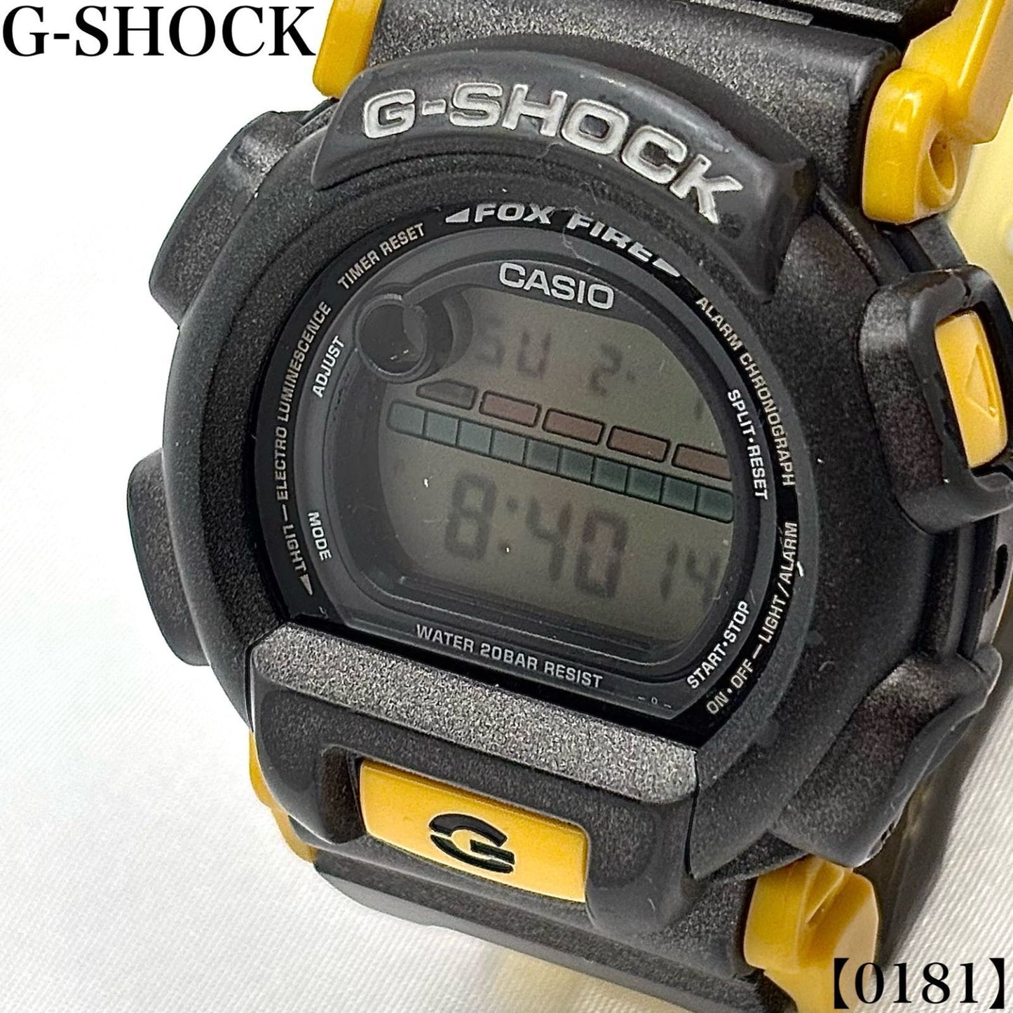 Casio G-Shock DW-003 Digital Quartz Watch Men 20 ATM Water Resistant Shockproof Yellow and Black — Japan Import