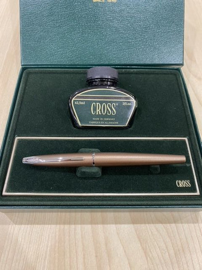 Cross Pen Brand F Fountain Pen Ink Included Model F8-3-15