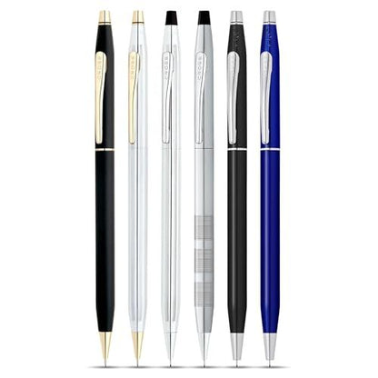 Cross Classic Century Glossy Chrome Mechanical Pencil 0.7mm Gift Box Included — Japan Import