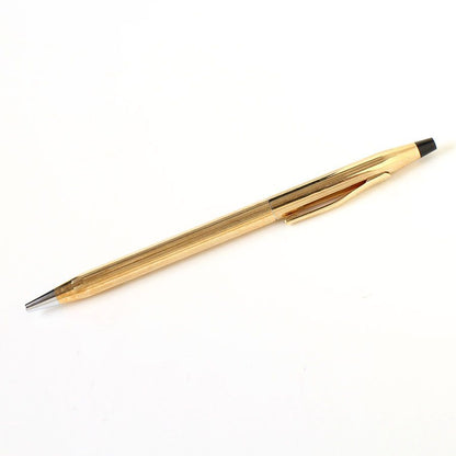 Cross MOA26049 Classic Century Ballpoint Pen 1/20 10K Gold-Plated Black Twist Style — Japan Import
