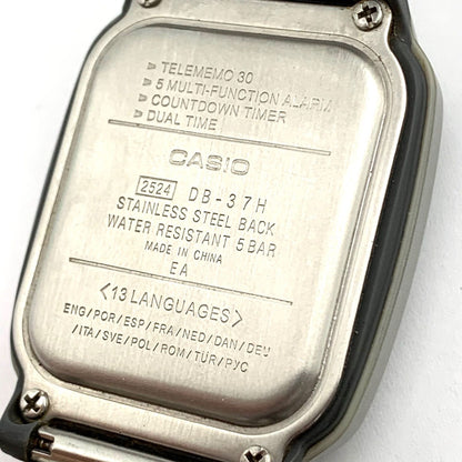 Casio DB-37H Digital Watch with Telememo and Multiple Alarms — Japan Import