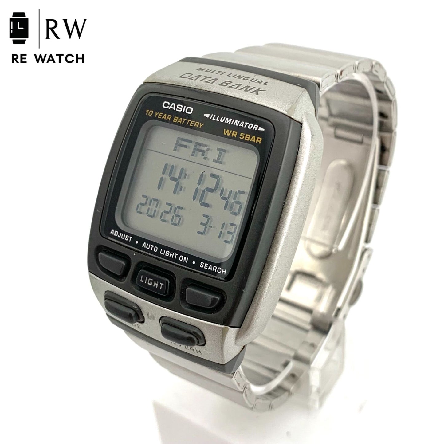 Casio DB-37H Digital Watch with Telememo and Multiple Alarms — Japan Import