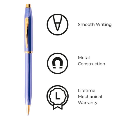 Cross Century II Lavender Blue Premium Gift Box Elegant Marker Pen