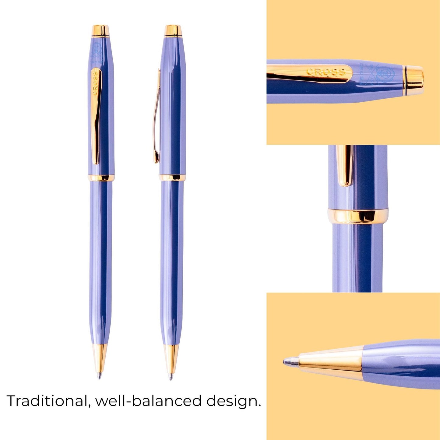Cross Century II Lavender Blue Premium Gift Box Elegant Marker Pen